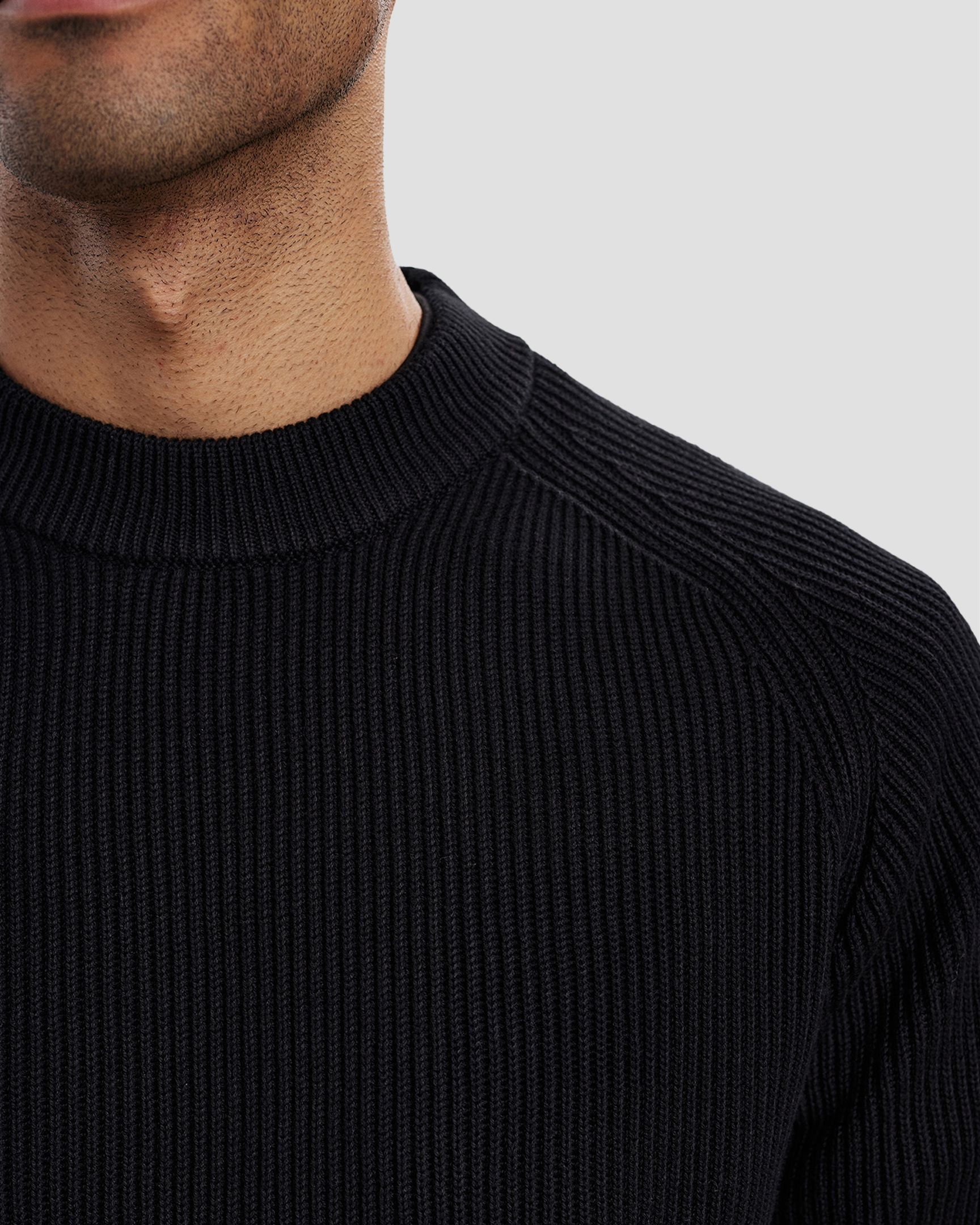 Knitted Pullover - Black