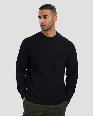 Knitted Pullover - Black