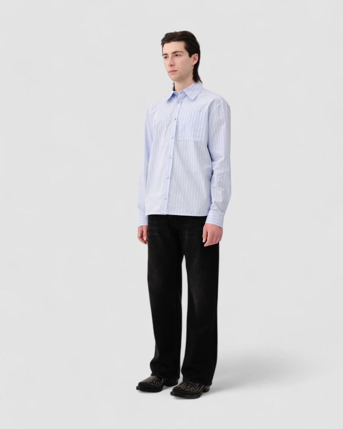 Knox Shirt - Blue Stripe