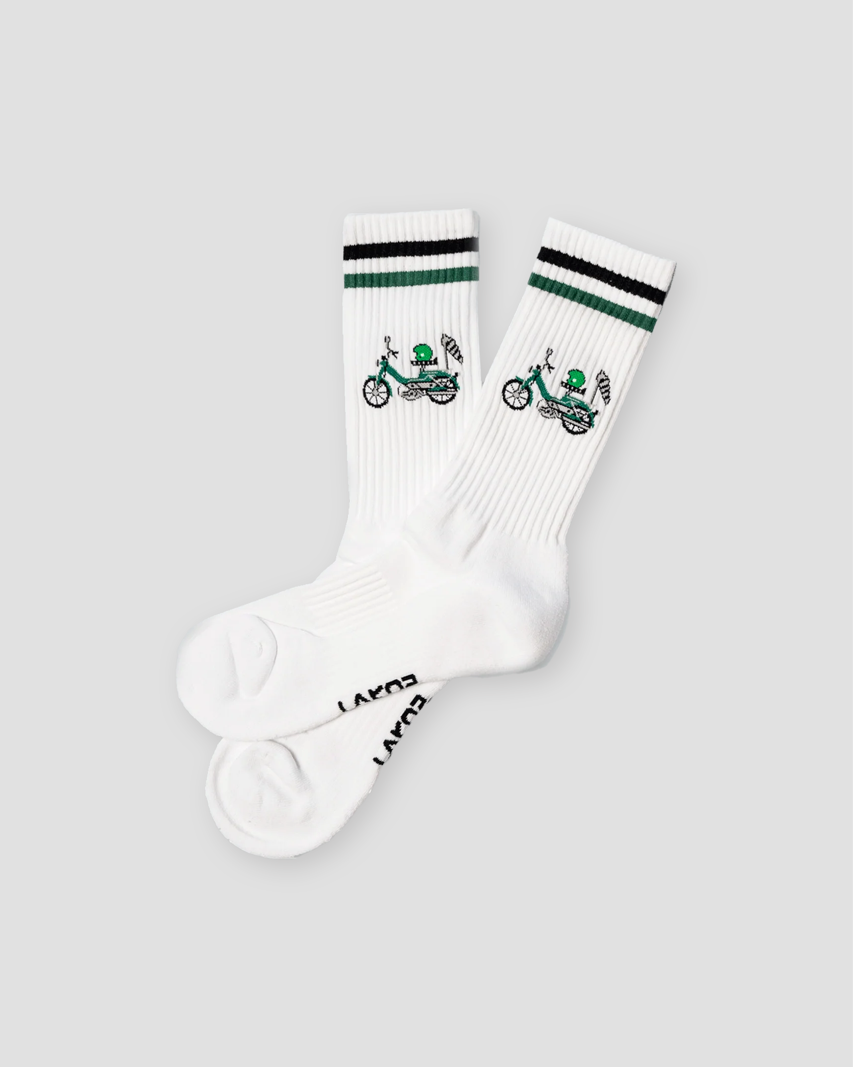 Forest Maxi Socks - White