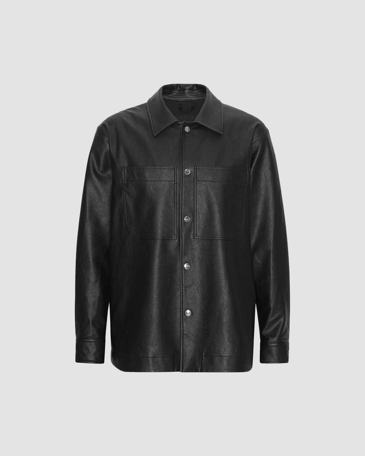 Logos Overshirt - Sort - ISNURH - Kul og Koks