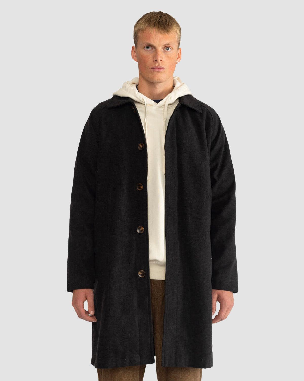 Mac Coat - Black - Revolution - Kul og Koks