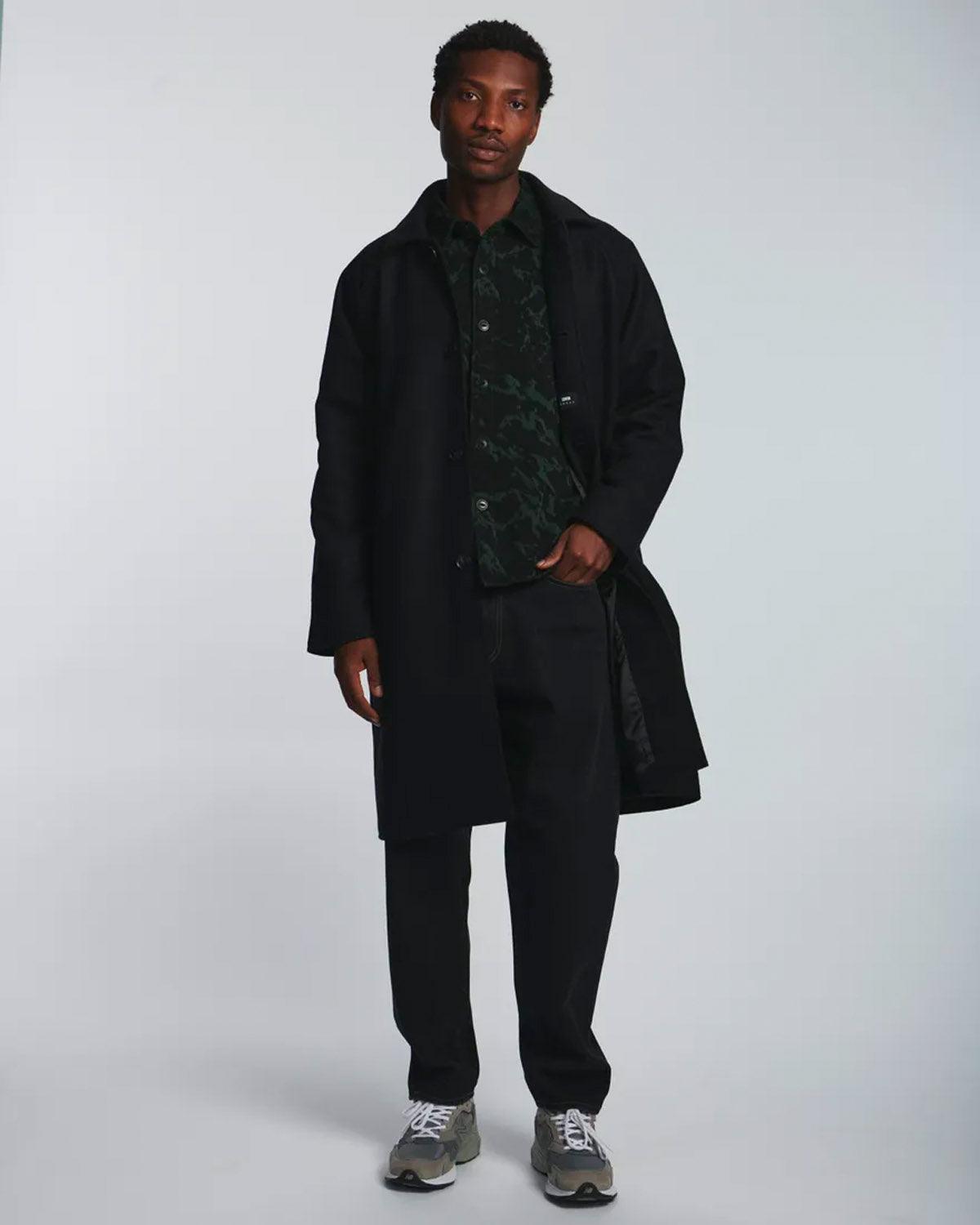 Mac Wool Coat - Black - EDWIN - Kul og Koks