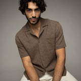 Marco Cuban Rosacel Shirt - Brown