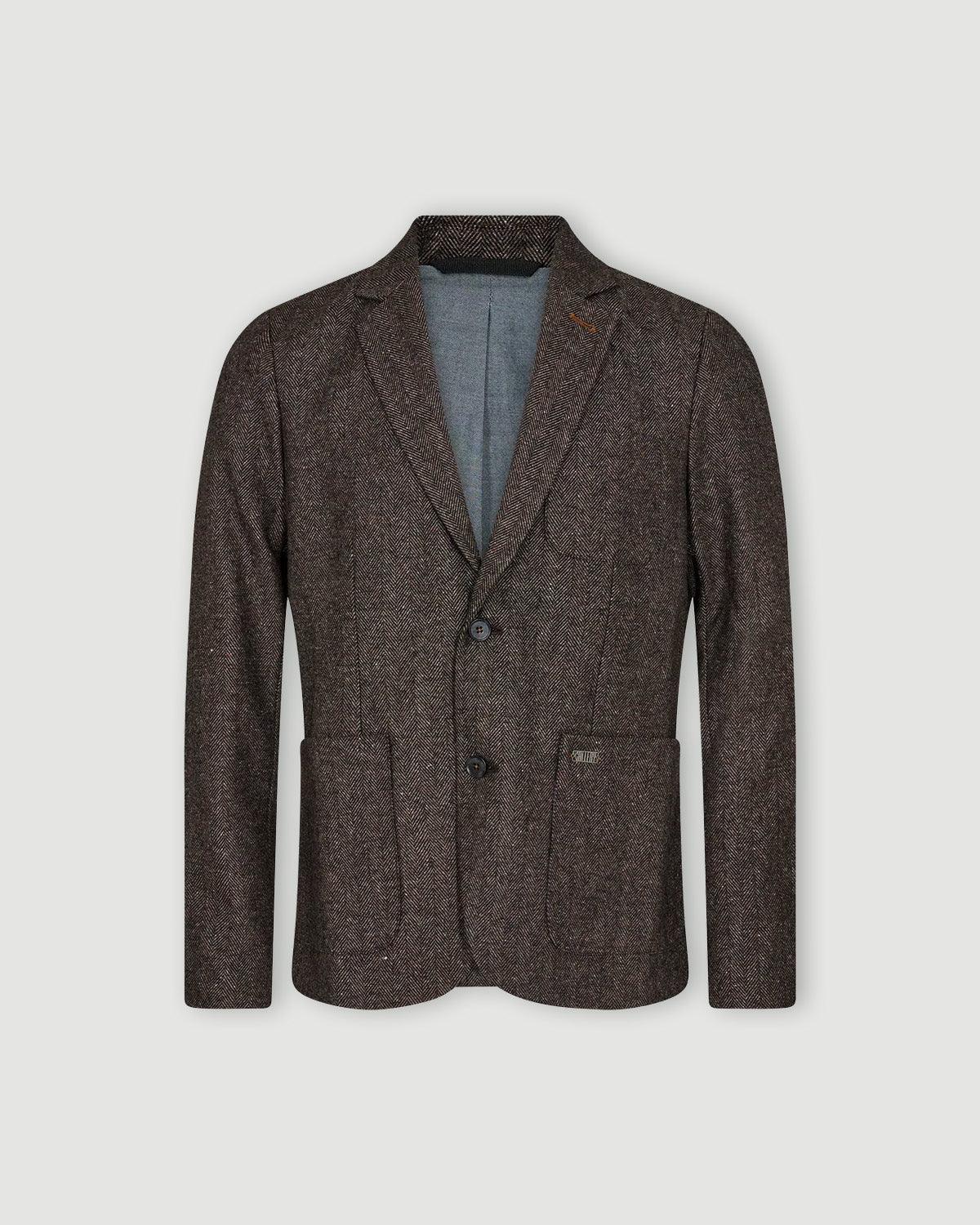 Mason Herringbone Blazer - Warm Camel - Mos Mosh Gallery - Kul og Koks