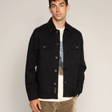 Matteo Brush Overshirt - Black