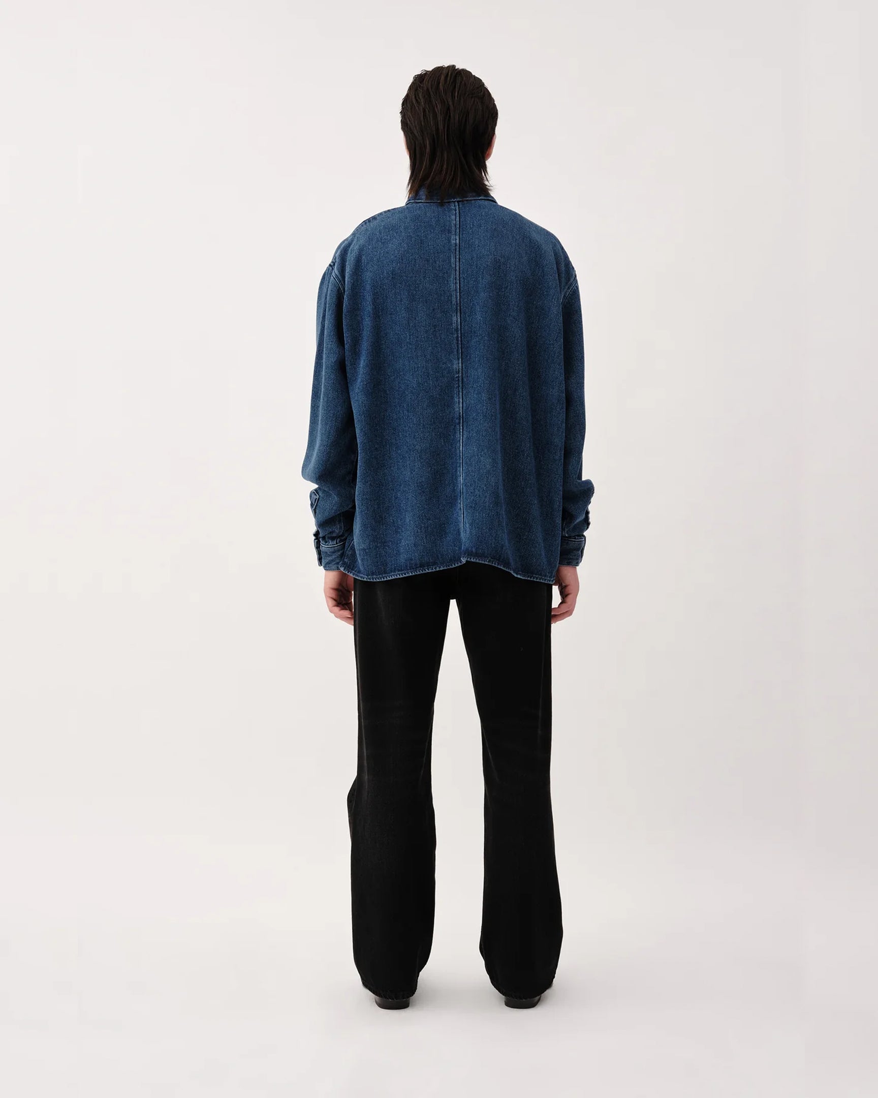 Maza Tencel Shirt - Mid Blue