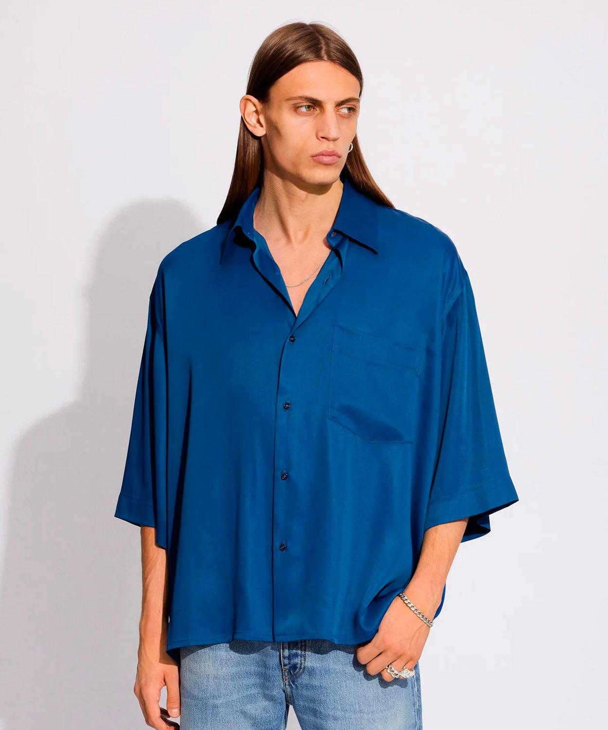 Mazwell Shirt - Blue - Won Hundred - Kul og Koks