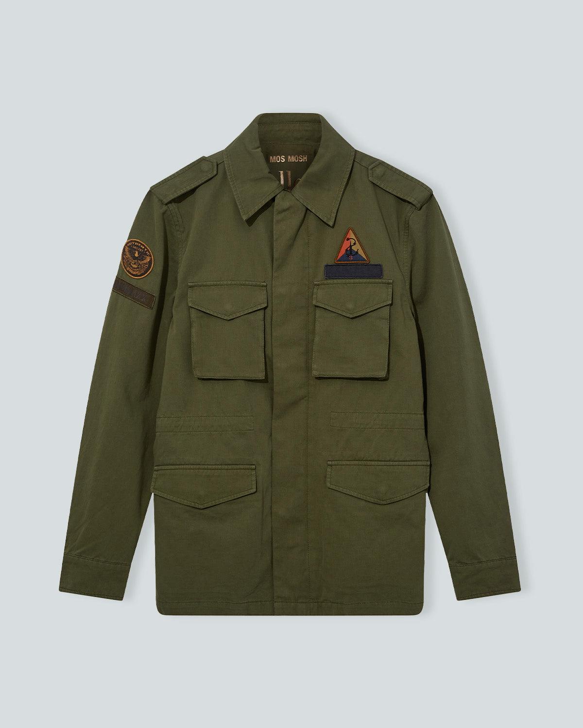 Pennant Field Jacket - Military Green - Mos Mosh Gallery - Kul og Koks