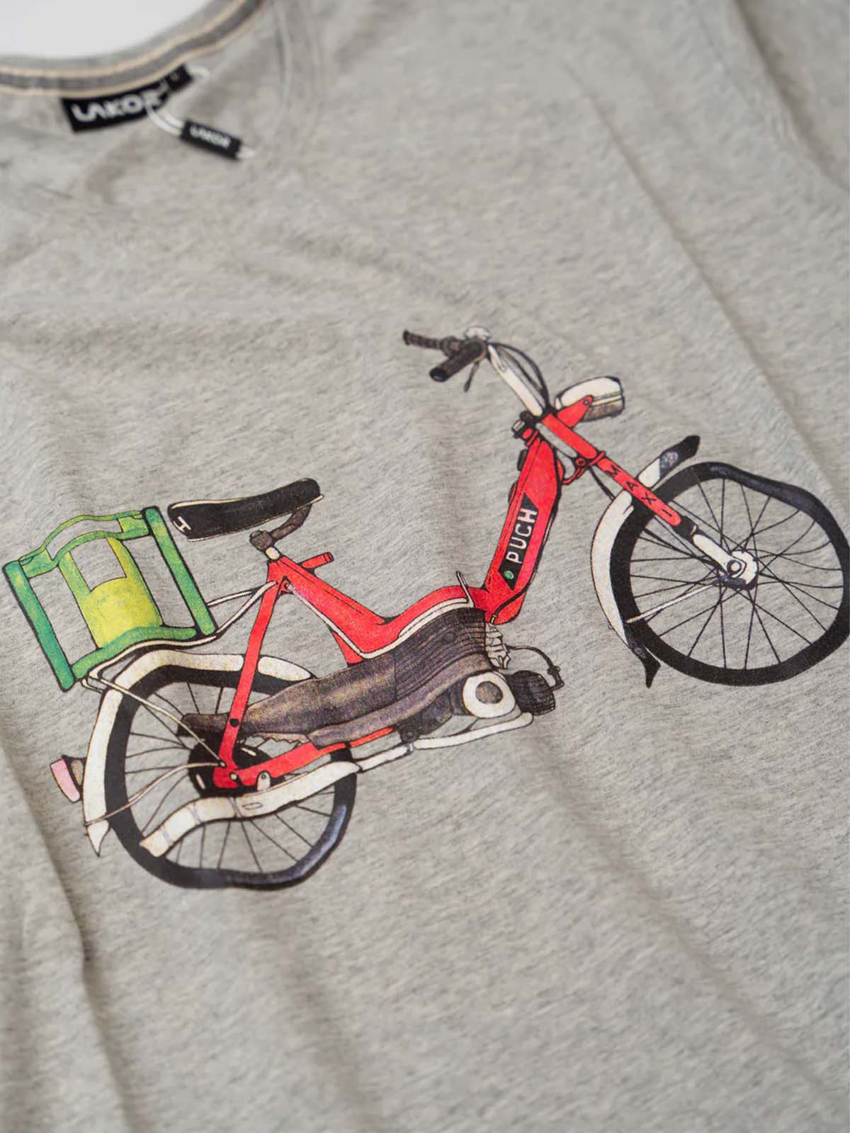 Red Puch T-shirt - Light Grey