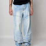 Repaired Jeans - Light Blue - LAU LAU - Kul og Koks