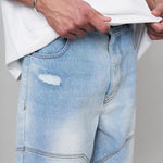 Repaired Jeans - Light Blue - LAU LAU - Kul og Koks