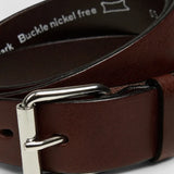 Ringo Skin Belt - Dark Brown