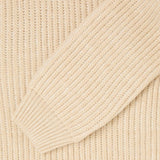 Roni High Collar Sweater - Beige