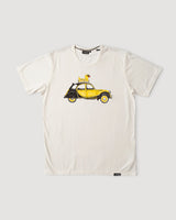 Rubberduck On Wheels T-shirt - Star White