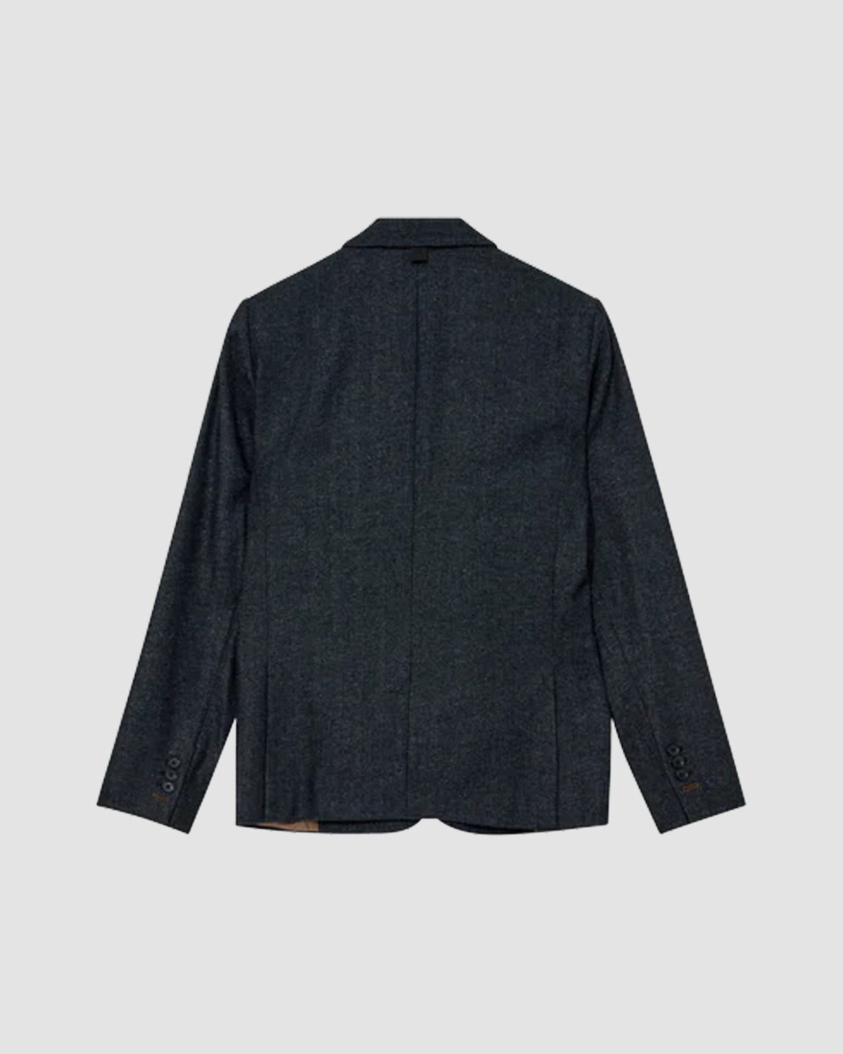 Mason Herringbone Blazer - Indigo Blue