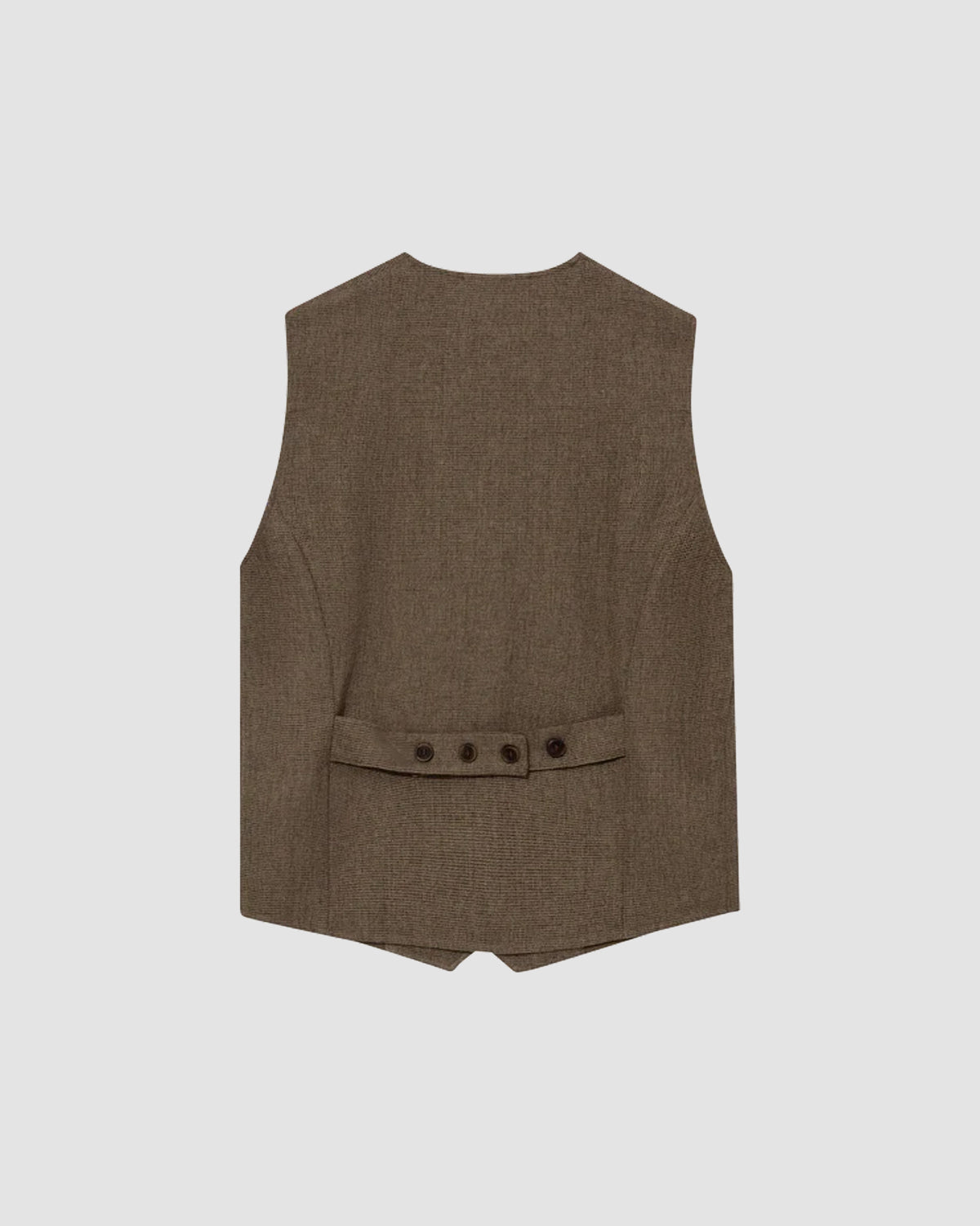 Conor Waistcoat - Brown Latté