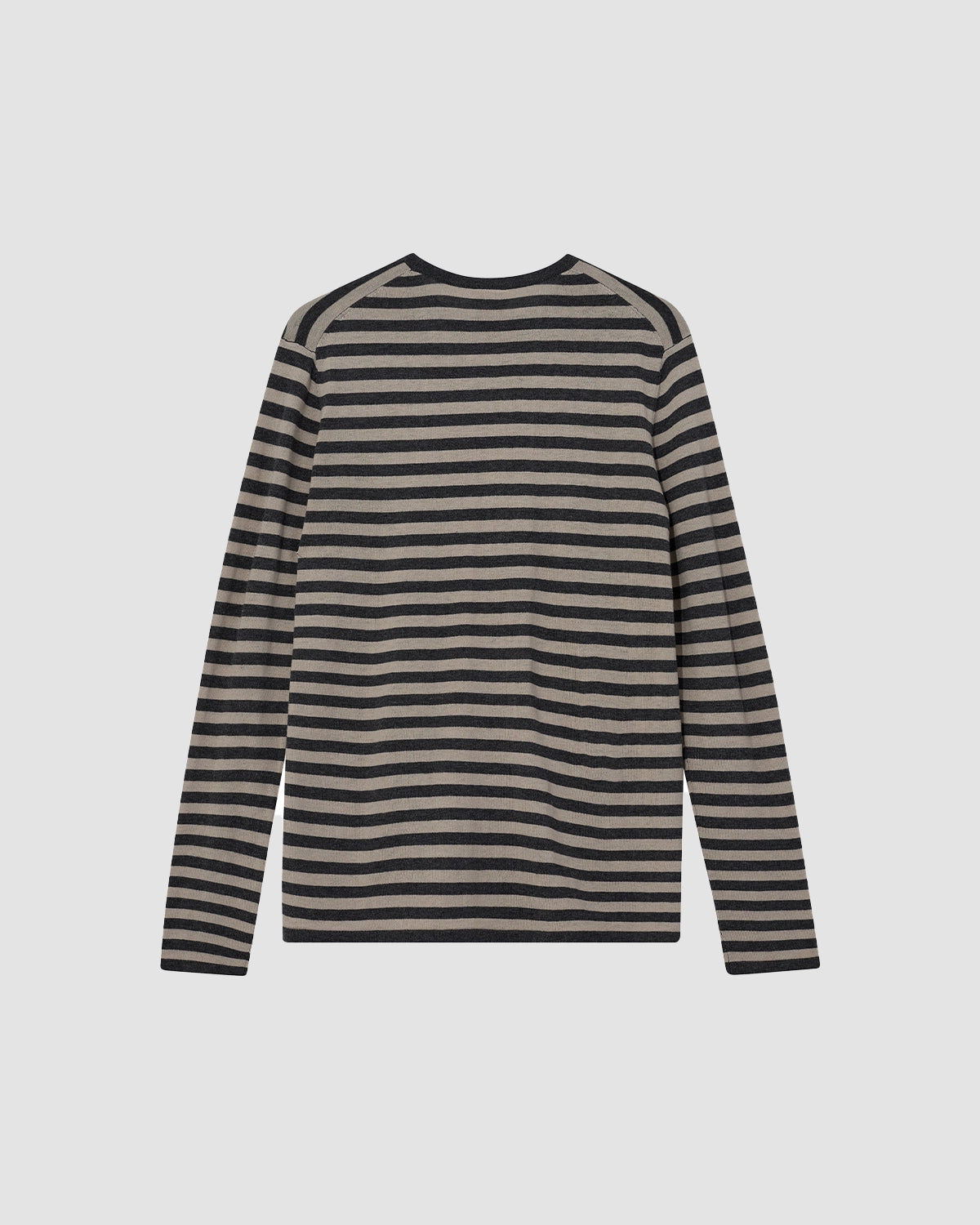 Adam Soft Stripe Knit - Charcoal