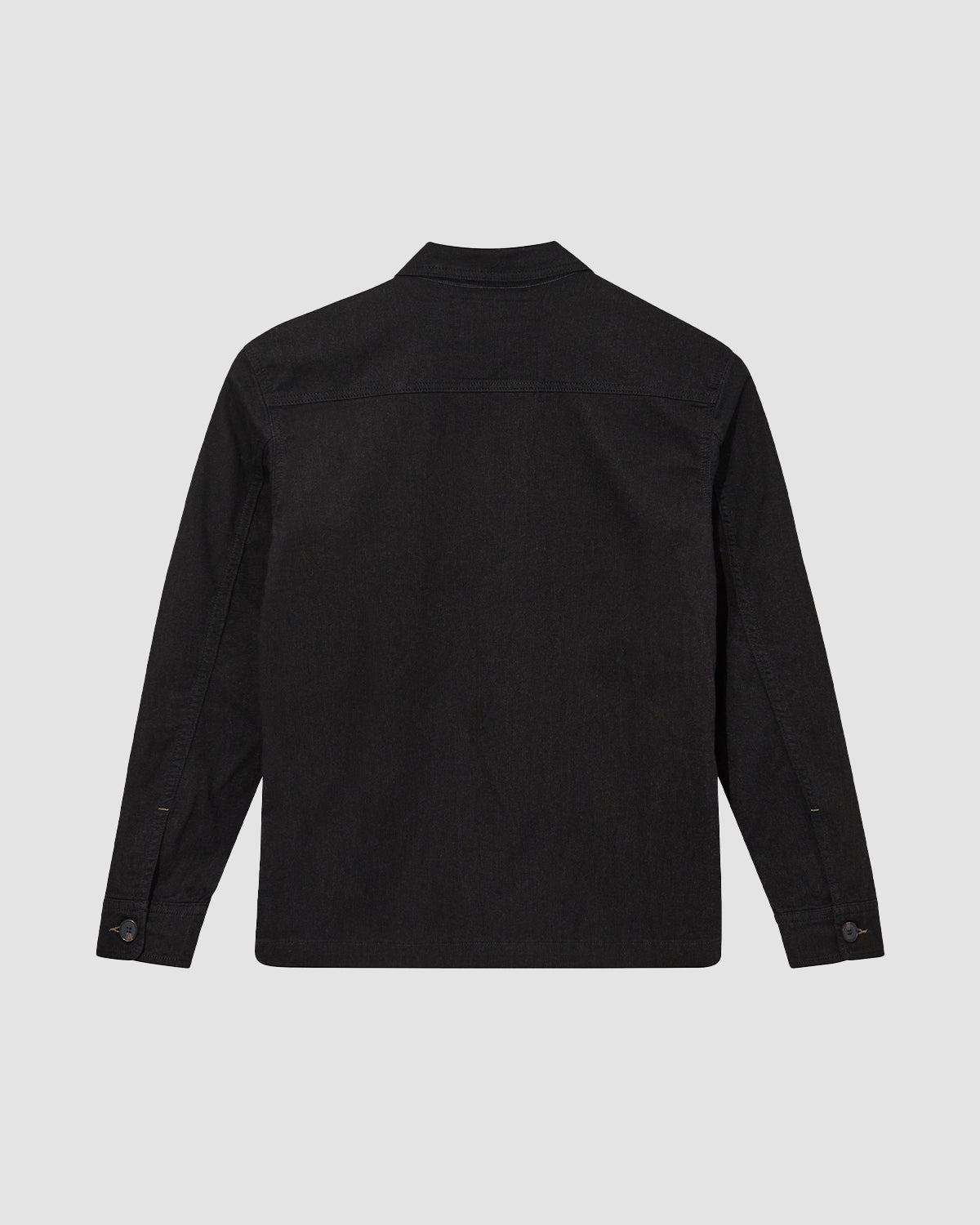 Matteo Brush Overshirt - Black