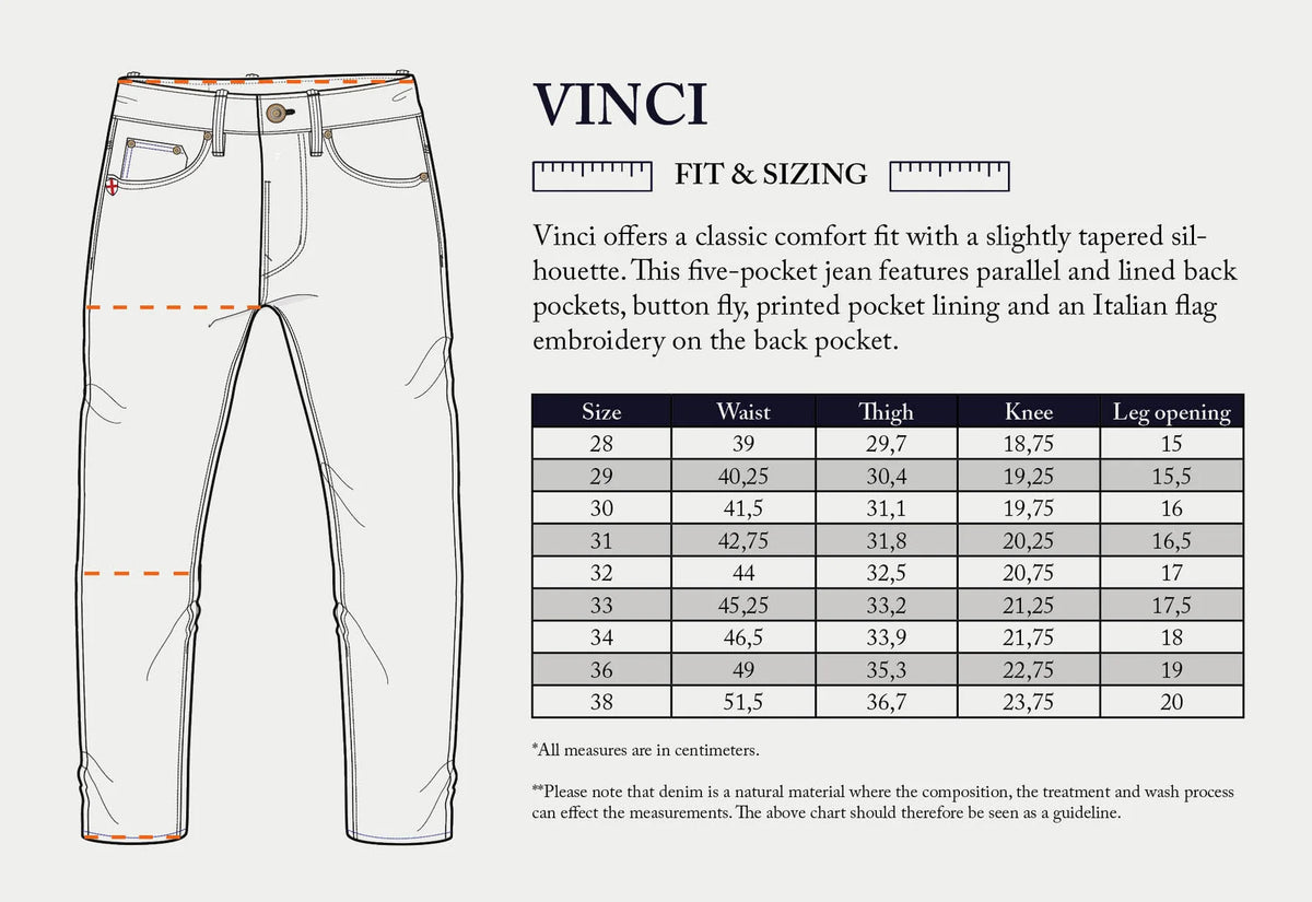 Vinci Chevy Selvedge Jeans - Blue