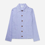 Spider Shirt - Blue Pin Striped - Libertine-Libertine - Kul og Koks