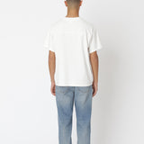 Staff Boxy T-shirt - White Washed