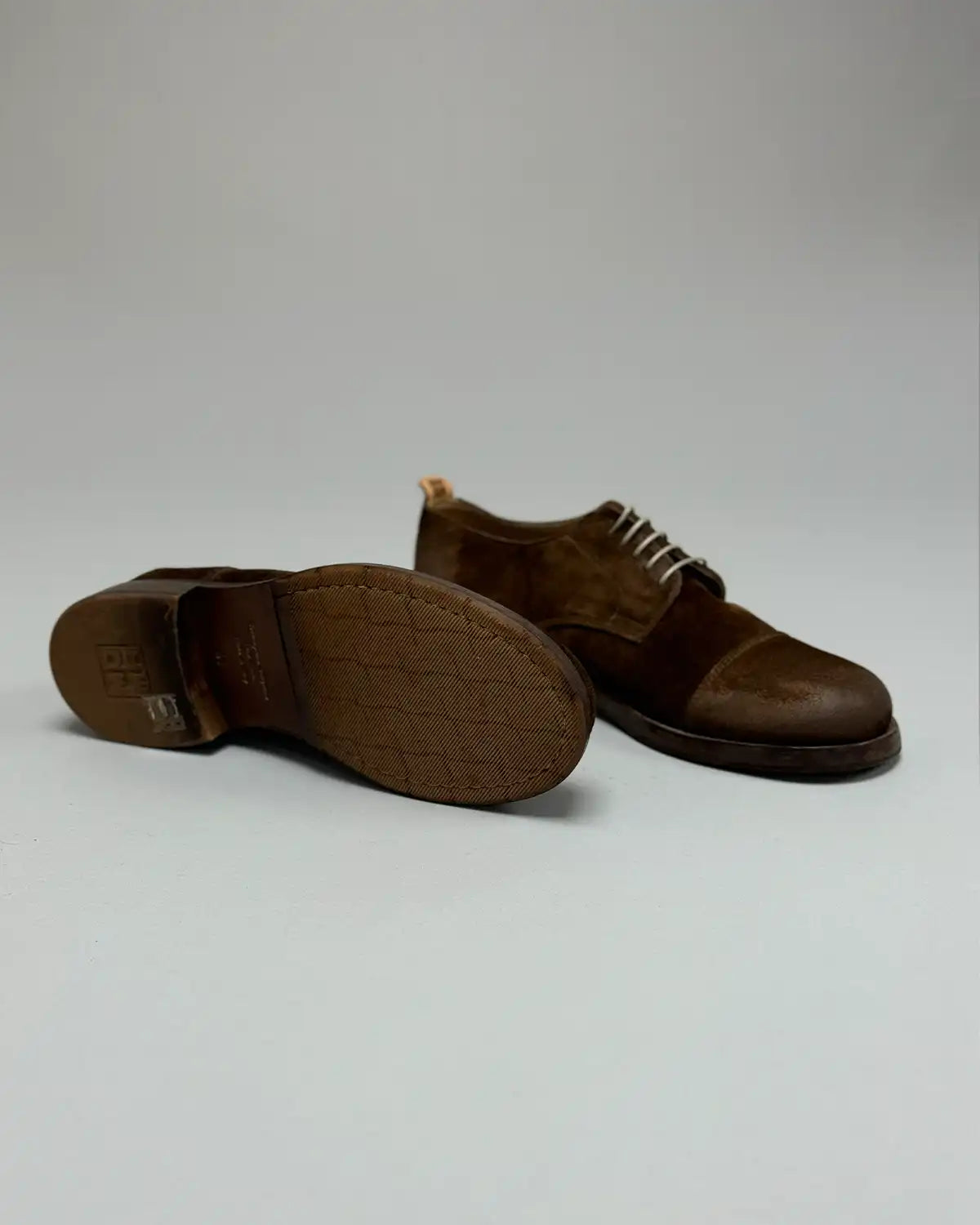 Allacciata Suede Shoes - Brown