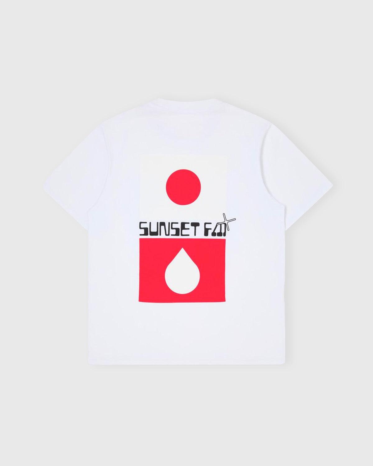 Sunset FM T-shirt - White - EDWIN - Kul og Koks