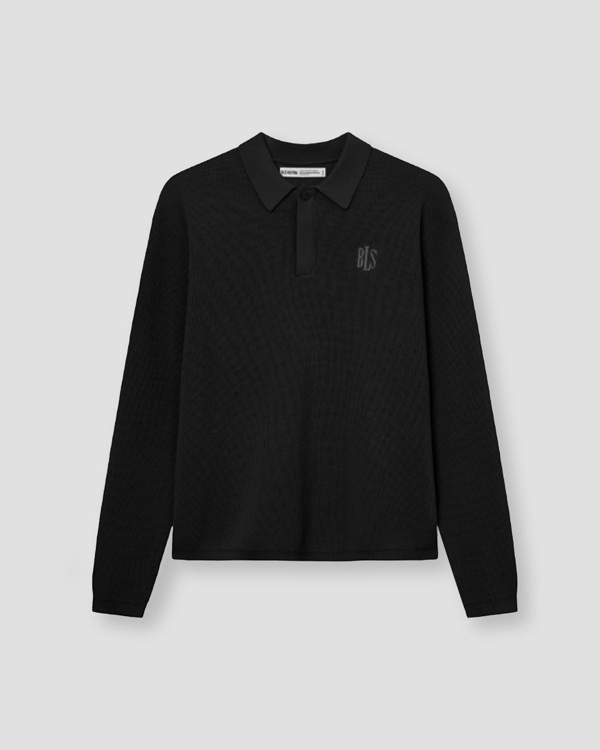 William Knit Polo - Black