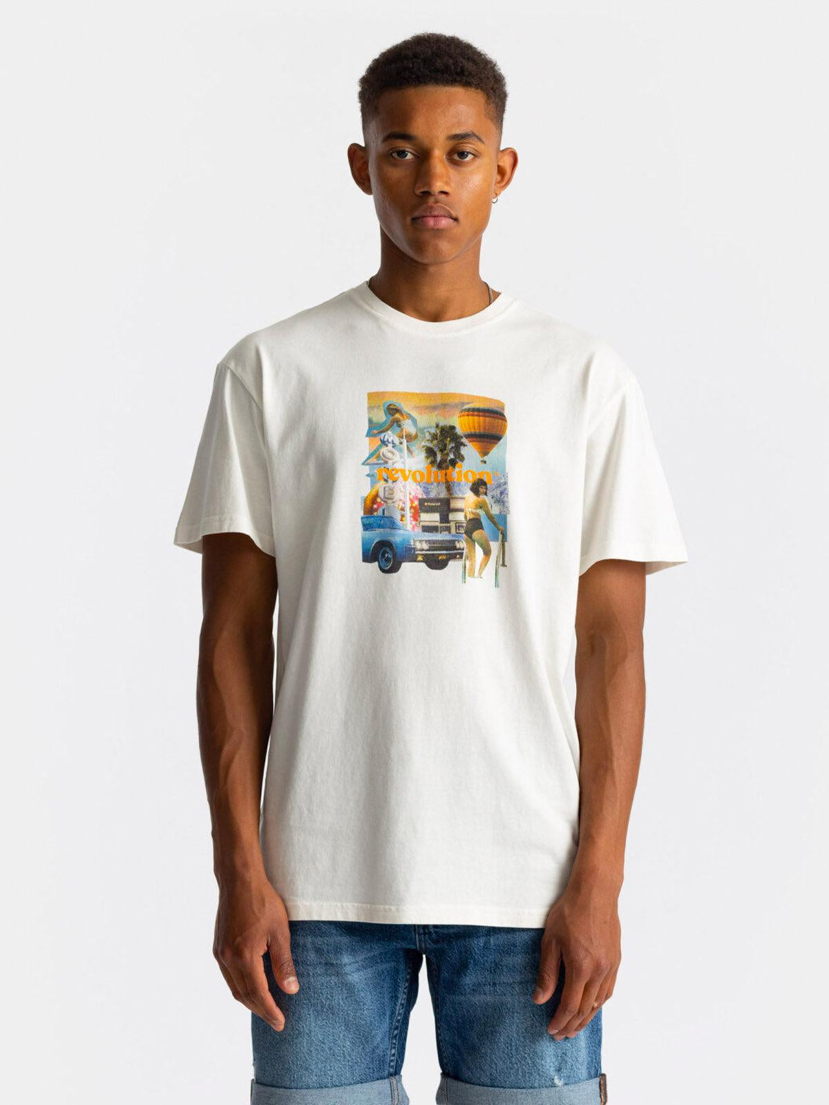 1319 DNA Loose T-shirt - Offwhite - Revolution - Kul og Koks