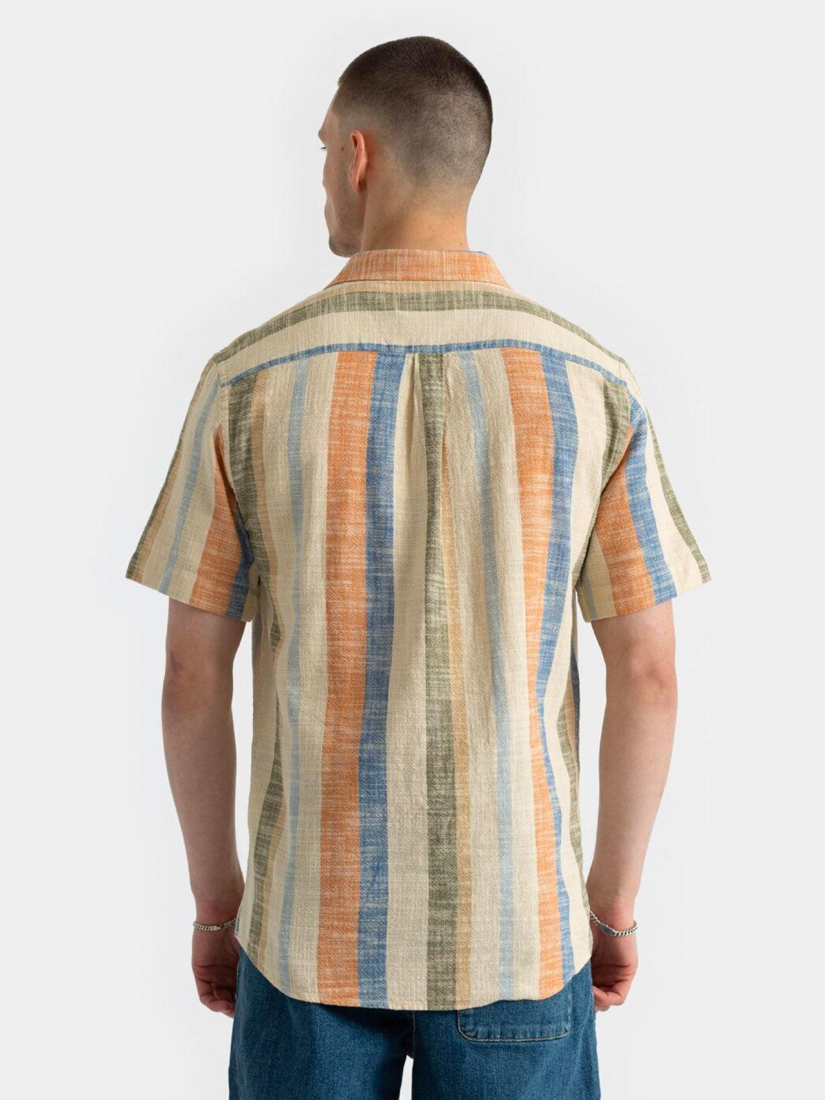 3918 SS Shirt - Light Striped - Revolution - Kul og Koks