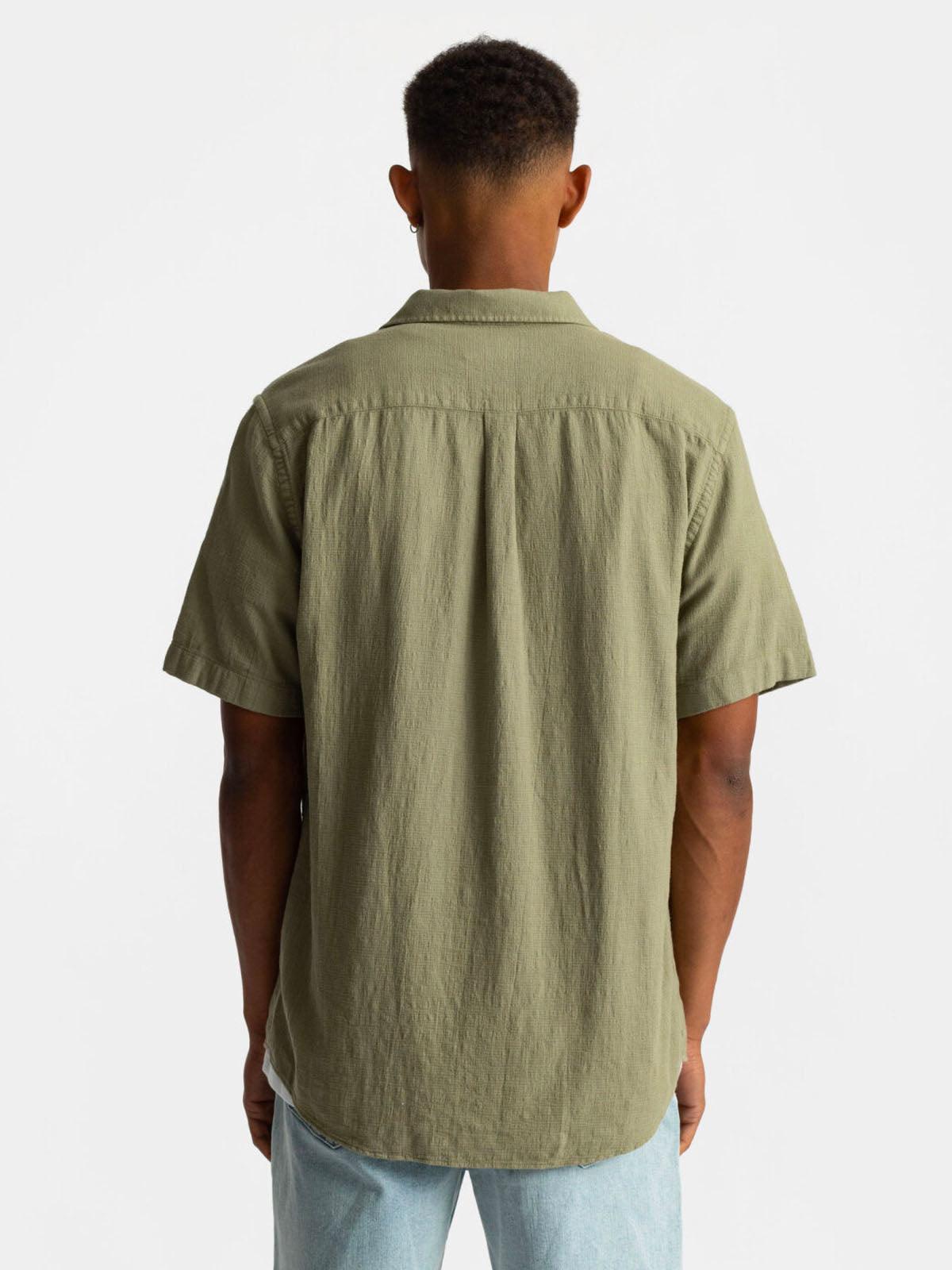 3927 Cuban SS Shirt - Light Green - Revolution - Kul og Koks