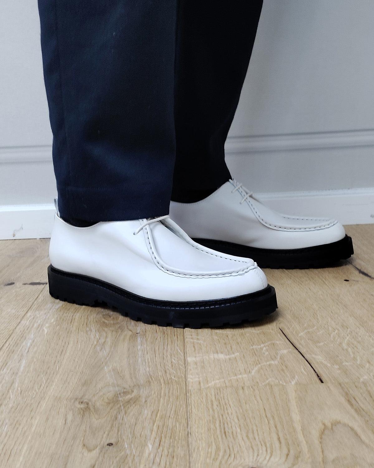 50901 Derby Shoes - Off White - AHLER - Kul og Koks