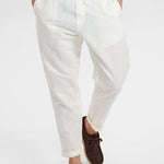 Akjulius Linen Pants Hvid - Anerkjendt - Kul og Koks