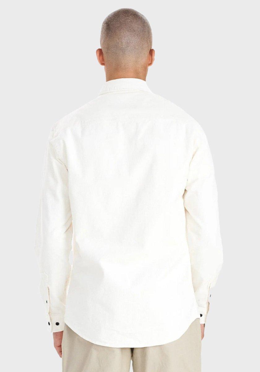 Akleif Corduroy Shirt - Off White - Anerkjendt - Kul og Koks