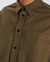 Akoscar Twill Shirt - Brown - Anerkjendt - Kul og Koks