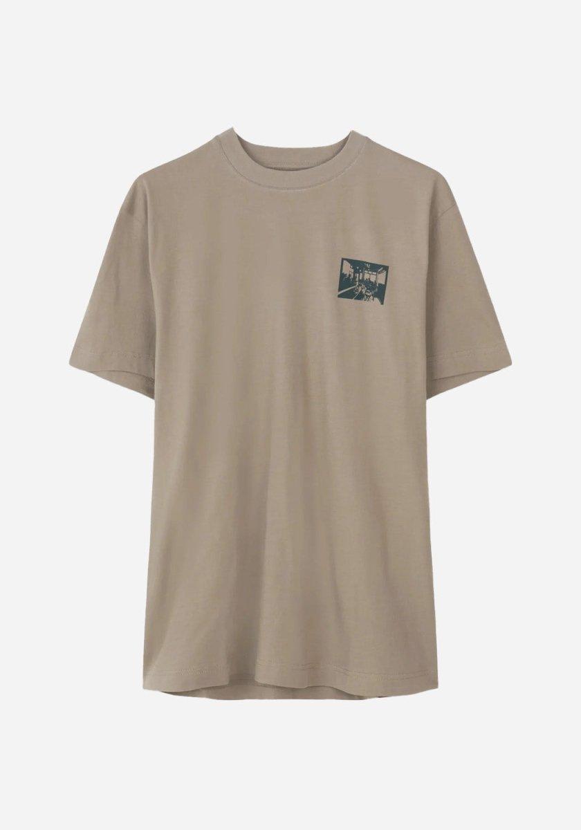 Beat Service Taupe T-Shirt - Brown - Libertine-Libertine - Kul og Koks