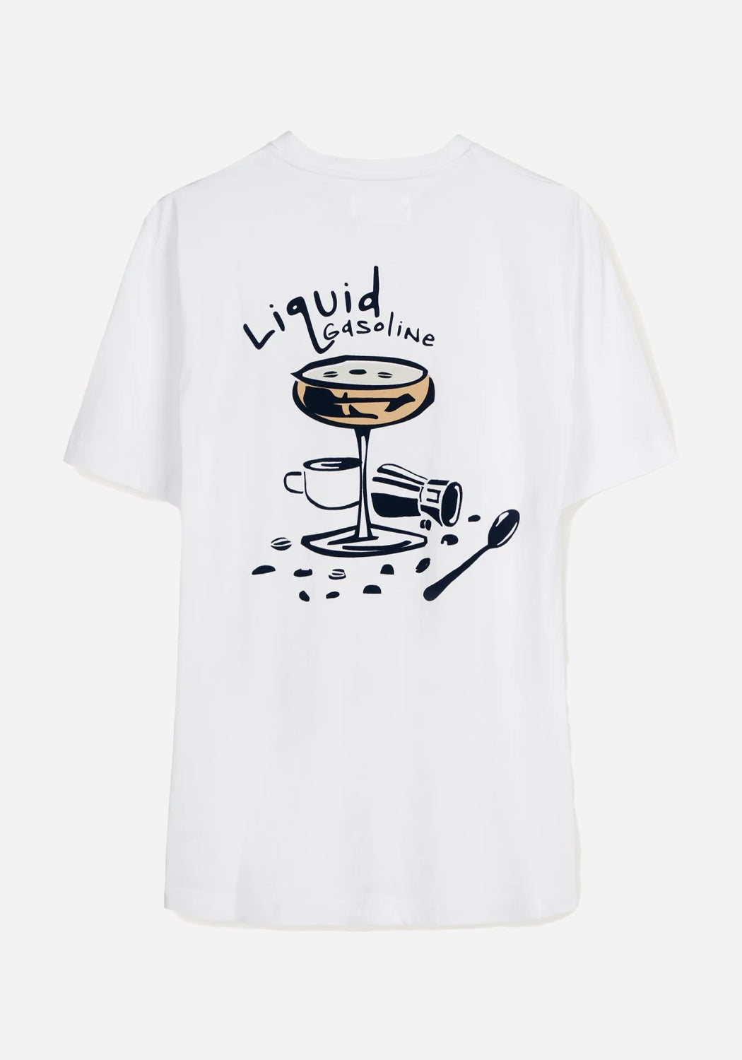 Beat Espresso Tshirt - White - Libertine-Libertine - Kul og Koks