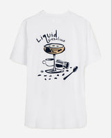 Beat Espresso Tshirt - White - Libertine-Libertine - Kul og Koks