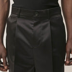 BOXY SUIT PANTS / BLACK Bukser - Han kjøbenhavn - Kul og Koks