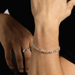 Chunky Figaro Bracelet - Silver - IX STUDIOS - Kul og Koks