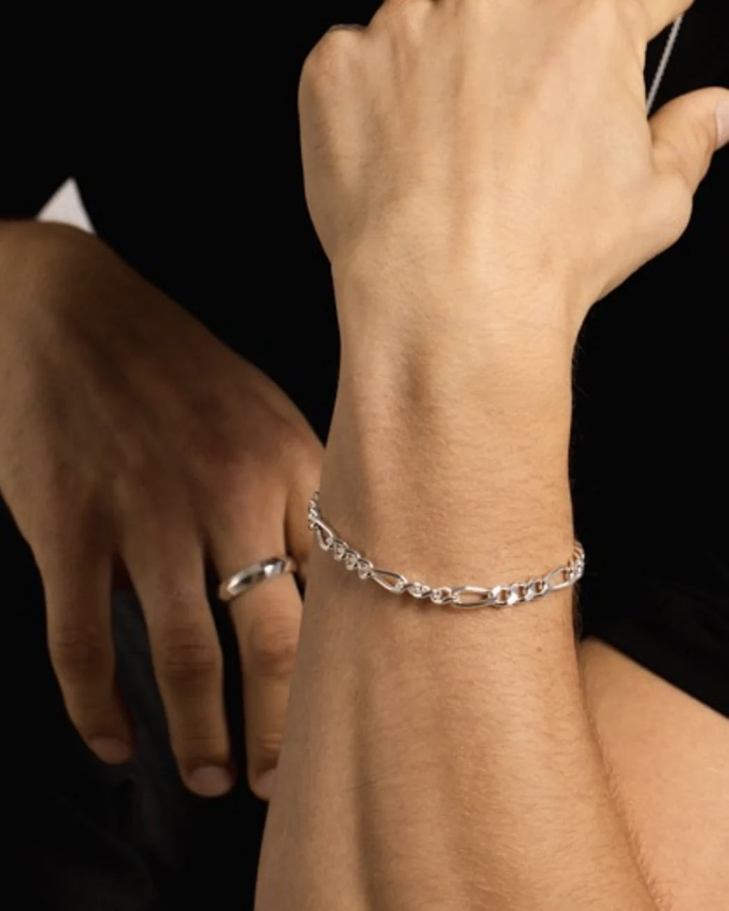 Chunky Figaro Bracelet - Silver - IX STUDIOS - Kul og Koks