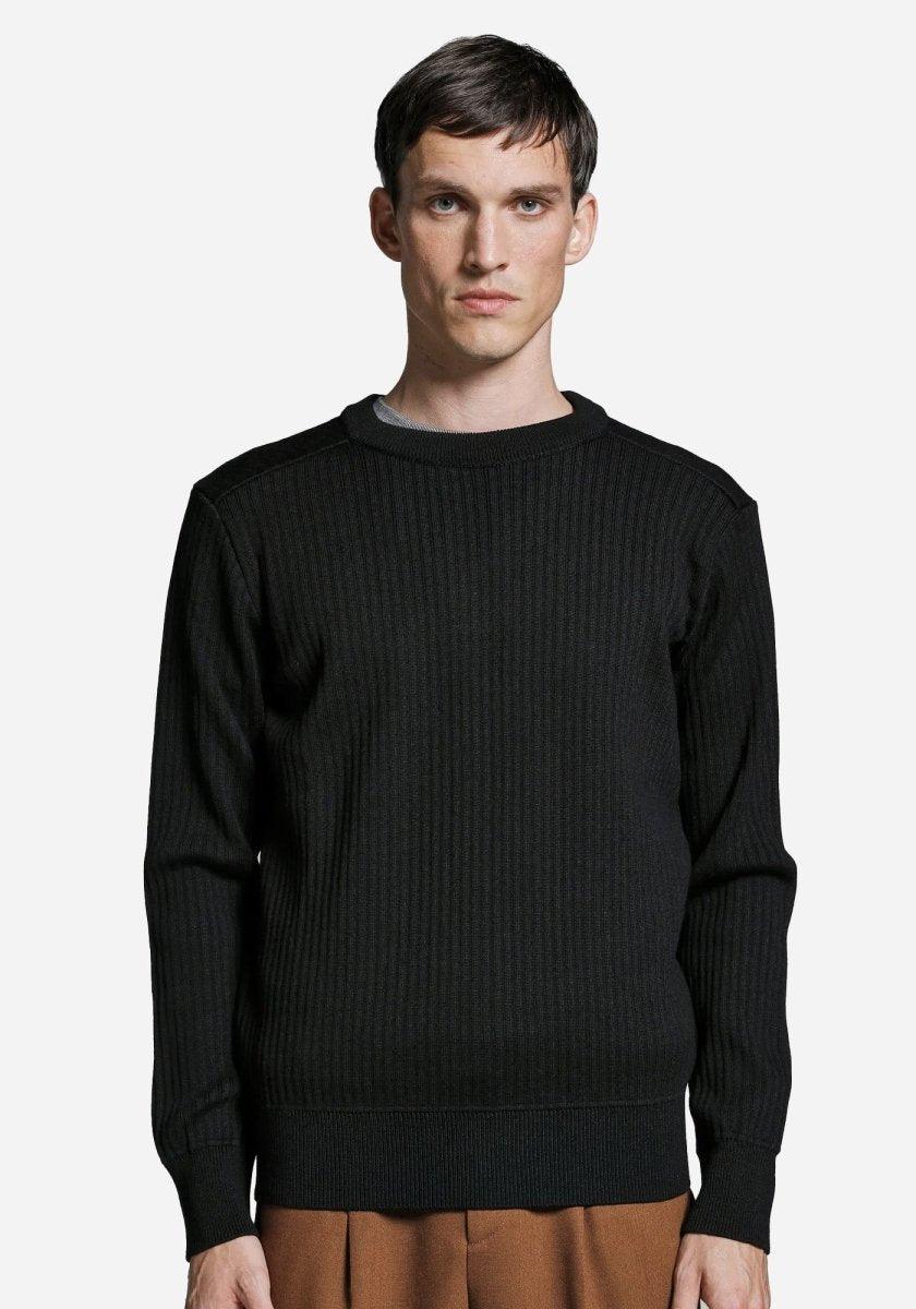 Defensor Knit Crewneck - Black - SNS - Kul og Koks