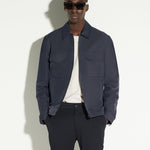 Kristoffer High Dense Jacket - Ink Blue - Elvine - Kul og Koks