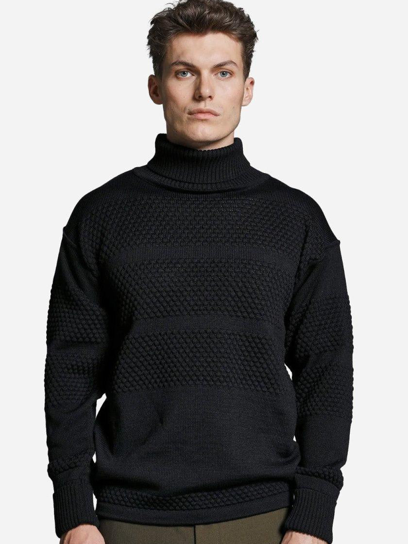 Fisherman Sweater - Dark Navy - SNS - Kul og Koks