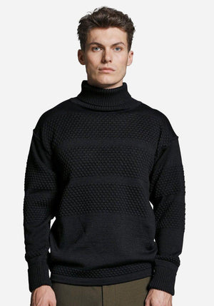 Fisherman Sweater - Dark Navy - SNS - Kul og Koks