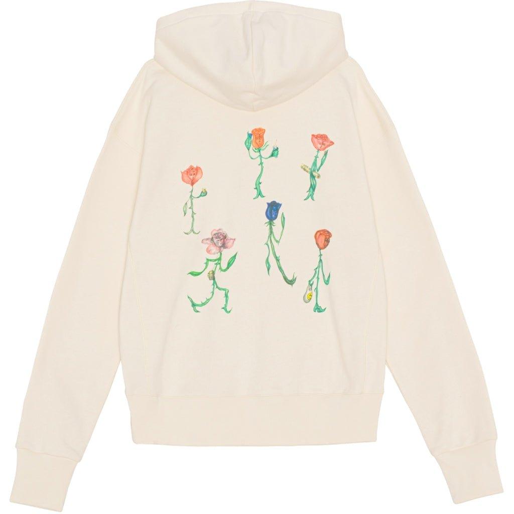 Flowers hoodie hvid - soulland - Kul og Koks