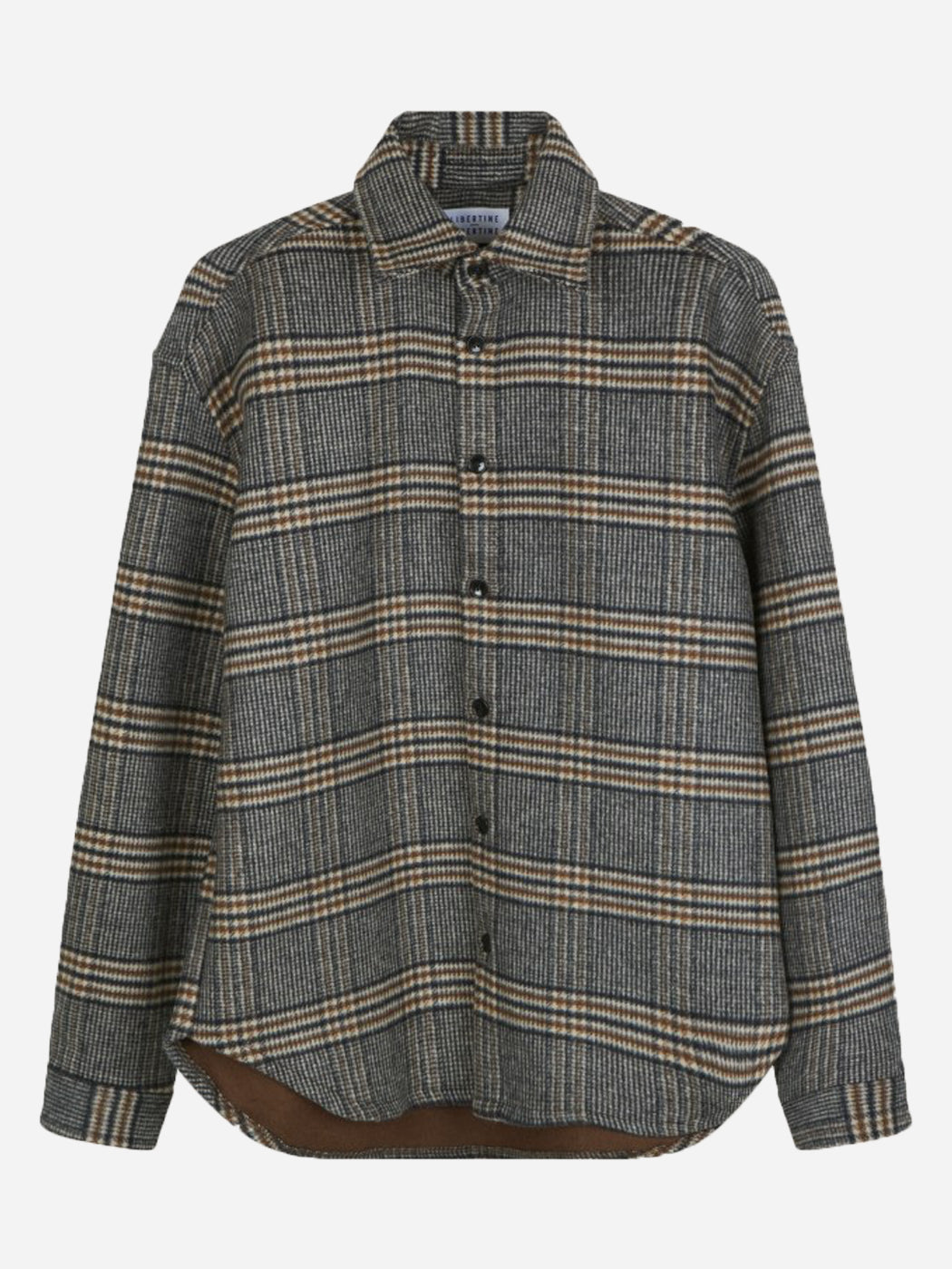 Empire Shirt - Navy Check - Libertine-Libertine - Kul og Koks
