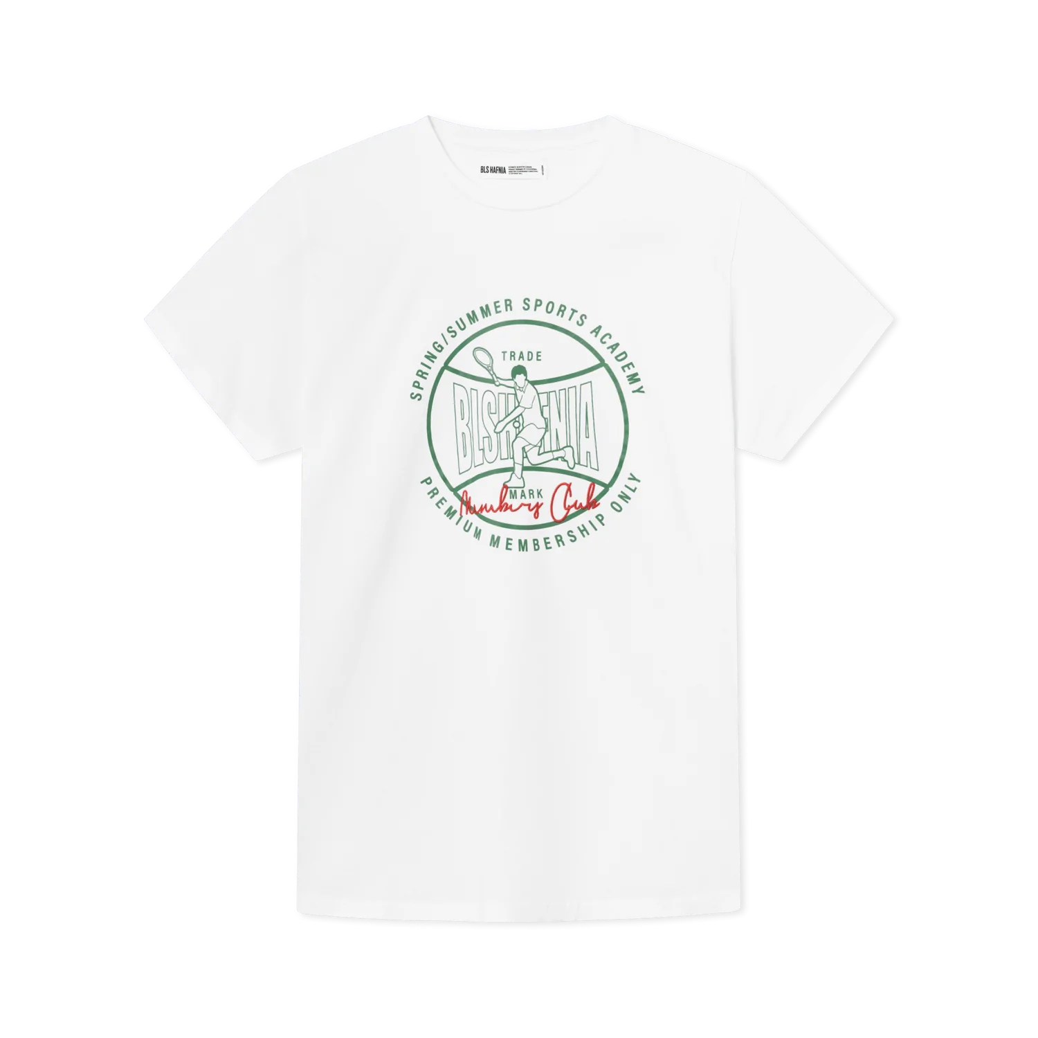 Tennis Tee - Hvid - BLS HAFNIA - Kul og Koks