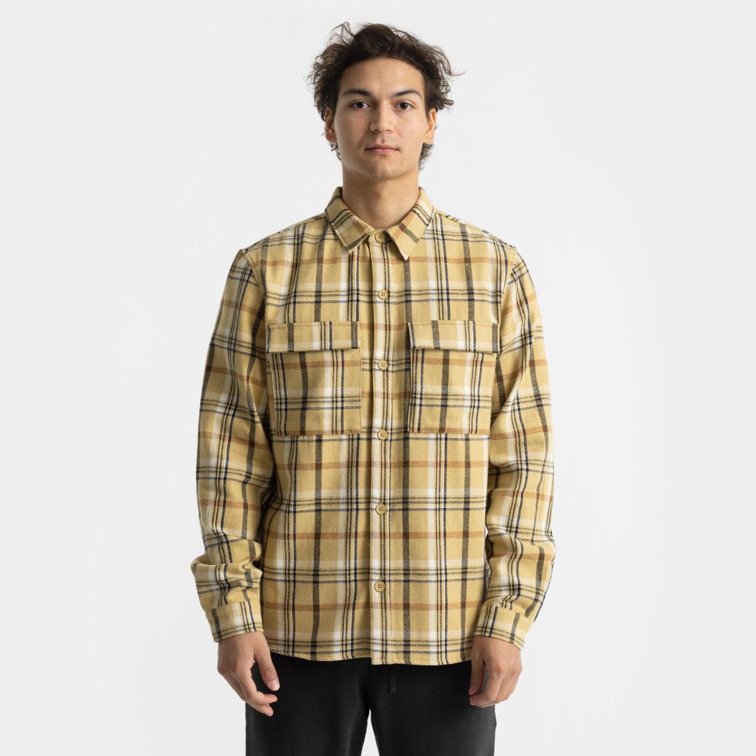 Utility Overshirt - Yellowcheck - Revolution - Kul og Koks